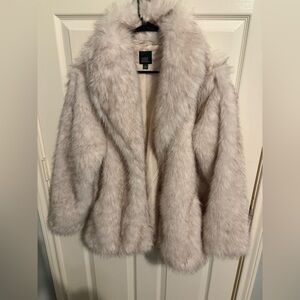 1- wild fable Plush Faux Fur Teddy Jacket